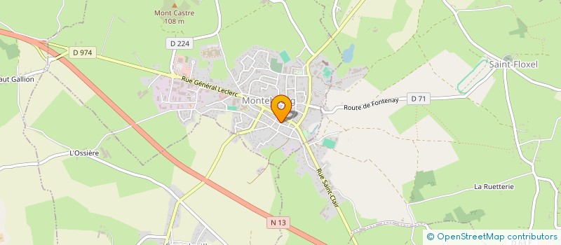 localisation de l'entreprise LA VILLA NORMANDE  MONTEBOURG