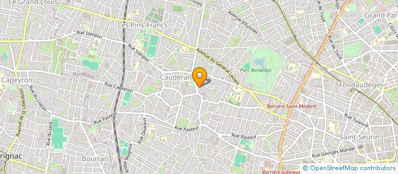 localisation de l'entreprise LA VILLA PERUSAT à BORDEAUX