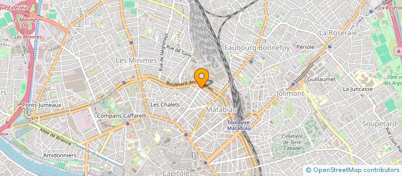 localisation de l'entreprise LA VILLA ROSE à TOULOUSE