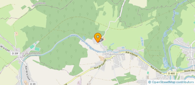 localisation de l'entreprise LA VILLA ROSE DE RE  CHAUMOUSEY