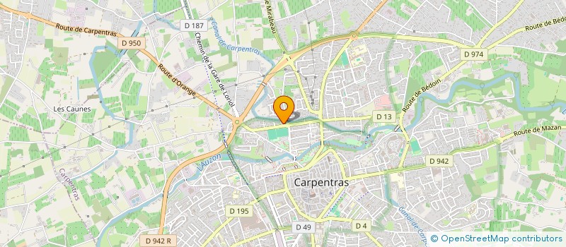 localisation de l'entreprise LA VILLA ROSERAIE  CARPENTRAS