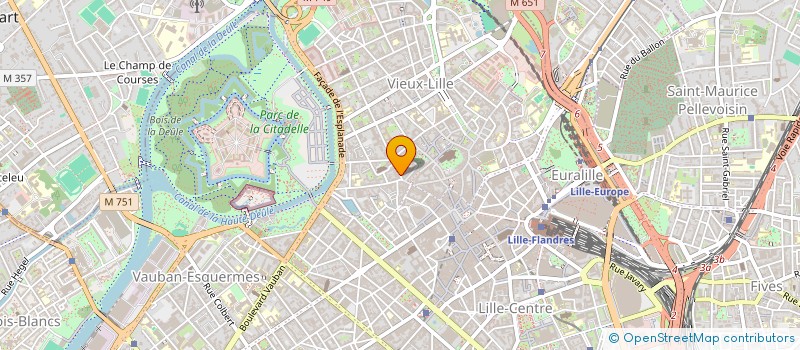 localisation de l'entreprise LA VILLA ROYALE à LILLE