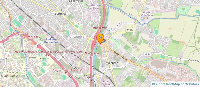 localisation de l'entreprise LA VILLA SKIN  TOULOUSE