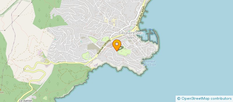 localisation de l'entreprise LA VILLA SOLEIL à CAVALAIRE-SUR-MER