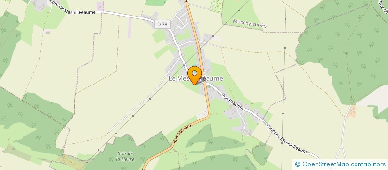 localisation de l'entreprise LA VILLA TURQUOISE  LE MESNIL-REAUME