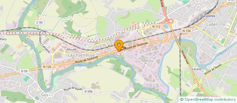 localisation de l'entreprise LA VILLA VAPE à CASTRES