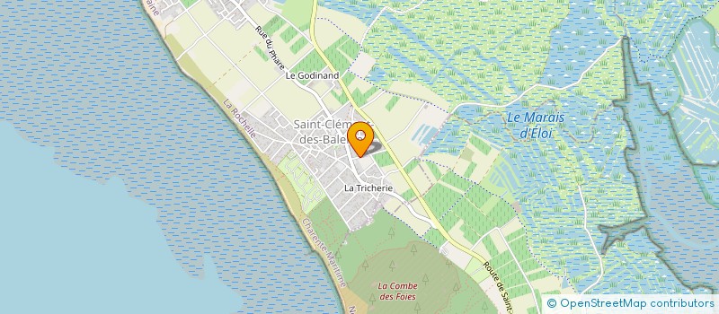 localisation de l'entreprise LA VILLAGEOISE  SAINT-CLEMENT-DES-BALEINES