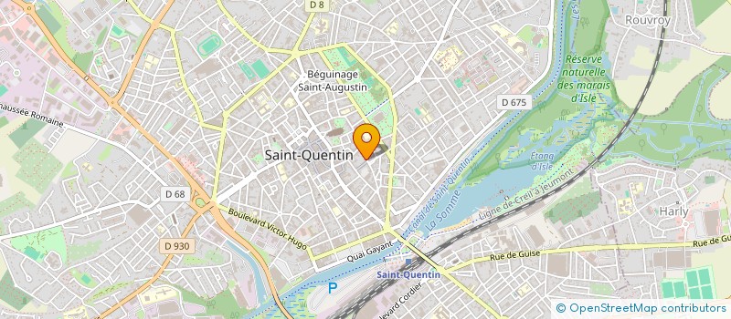 localisation de l'entreprise LA VILLANCIERE à SAINT-QUENTIN