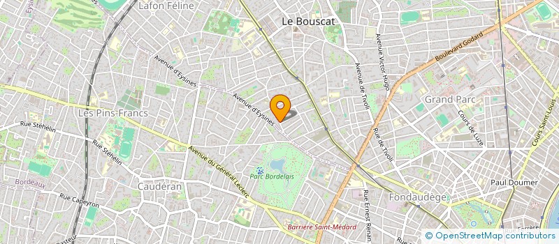 localisation de l'entreprise LA VILLAVIGNE  LE BOUSCAT