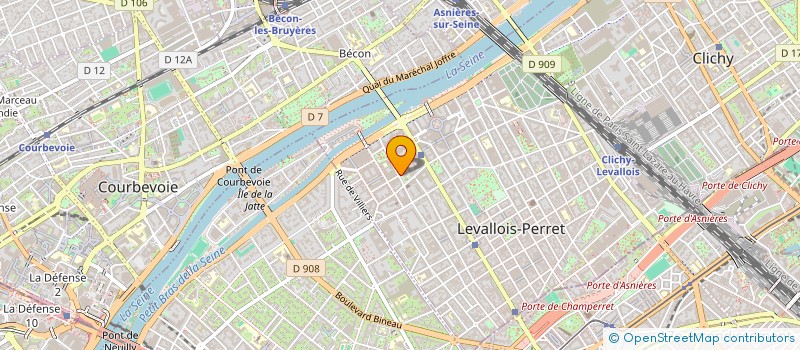 localisation de l'entreprise LA VILLE DES ENFANTS à LEVALLOIS PERRET