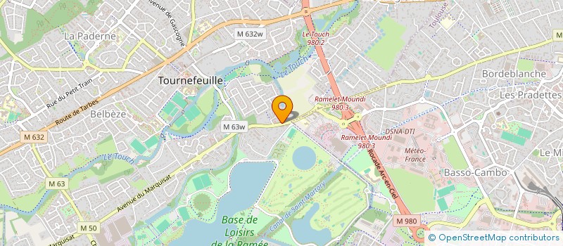 localisation de l'entreprise LA VILLE EN ROSE à COLOMIERS