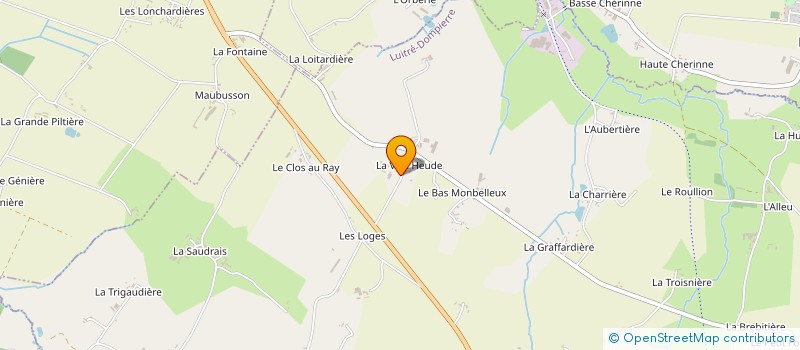 localisation de l'entreprise LA VILLE HEUDE à LUITRE-DOMPIERRE