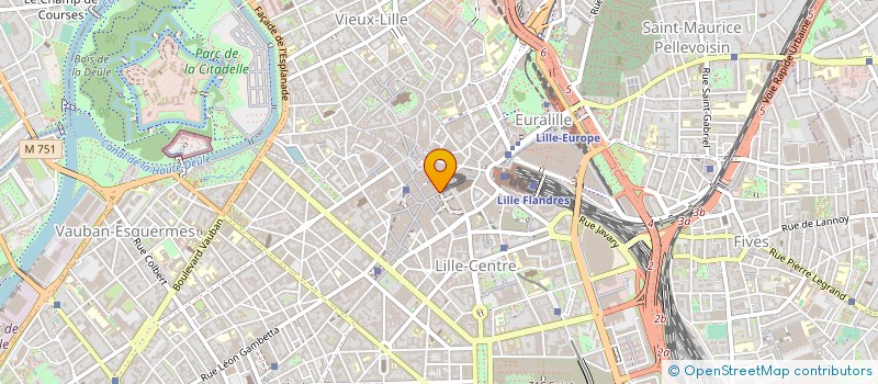 localisation de l'entreprise LA VILLE INTERACTIVE NORD à LILLE