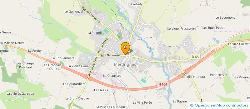 localisation de l'entreprise LA VILLE OREAL à MERDRIGNAC