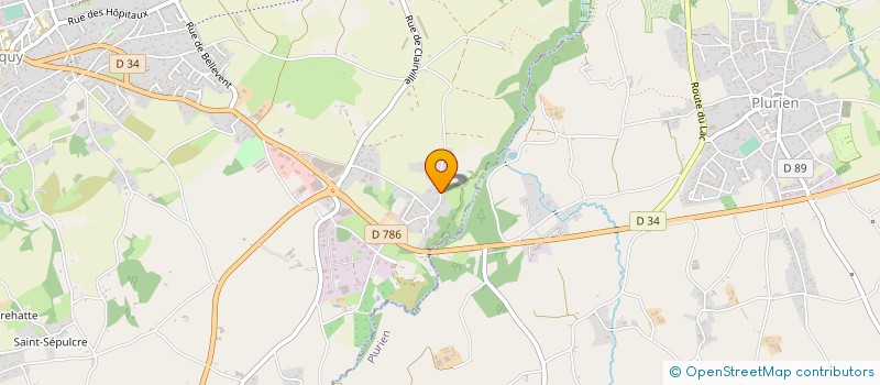 localisation de l'entreprise LA VILLE ORY  ERQUY