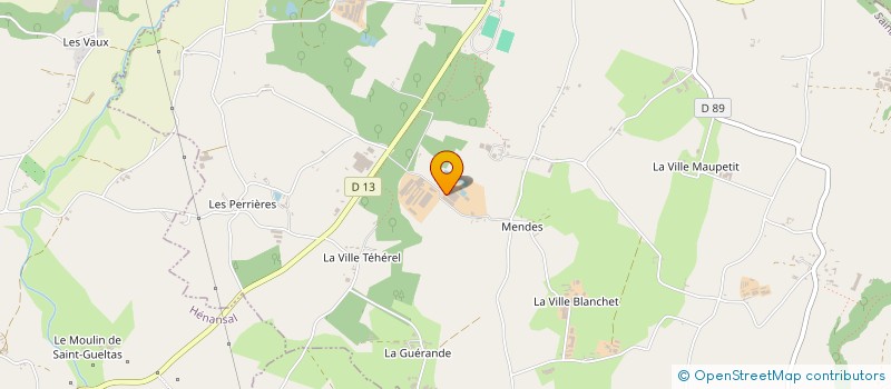 localisation de l'entreprise LA VILLE POISSIN à HENANBIHEN