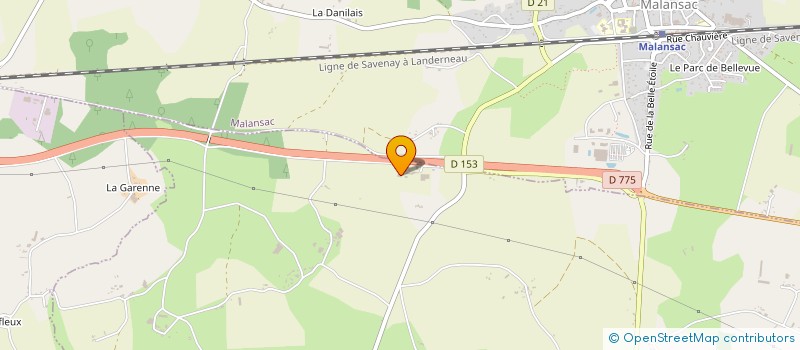 localisation de l'entreprise LA VILLE TINGUY  MALANSAC