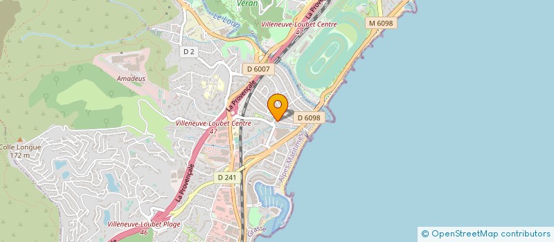 localisation de l'entreprise LA VILLENEUVOISE à VILLENEUVE-LOUBET
