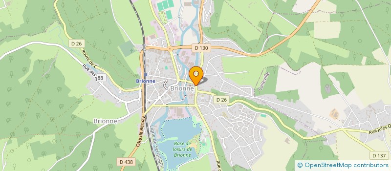 localisation de l'entreprise LA VILLERSOISE  BRIONNE