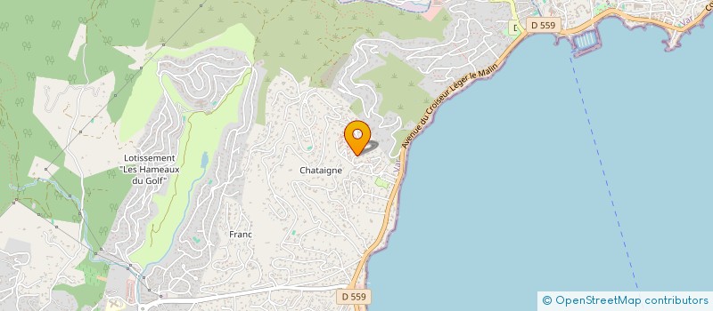 localisation de l'entreprise LA VILLOTTE SOCIETE DE FAIT à SAINTE-MAXIME