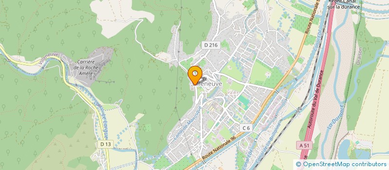 localisation de l'entreprise LA VILONOVO à VILLENEUVE