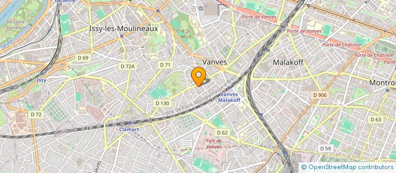 localisation de l'entreprise LA VINECOLE BUISSONNIERE à VANVES