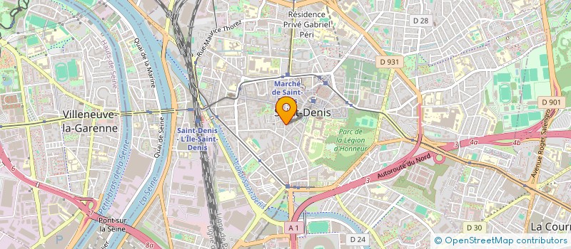 localisation de l'entreprise LA VINOTHEQUE DE SAINT-DENIS à SAINT-DENIS