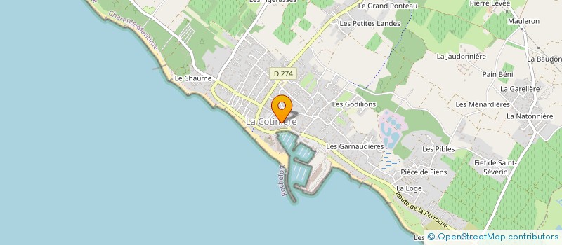 localisation de l'entreprise LA VINOTHEQUE DU CAVEAU  SAINT-PIERRE-D'OLERON