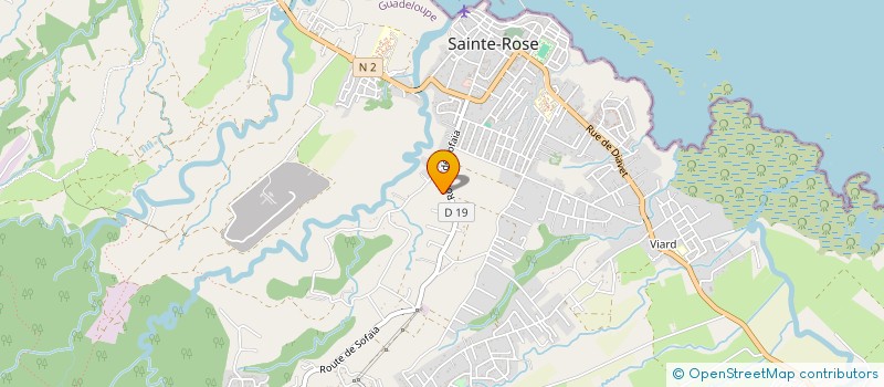 localisation de l'entreprise LA VIOLETTE à SAINTE-ROSE