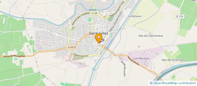 localisation de l'entreprise LA VIOLETTE à SAINT-GILLES