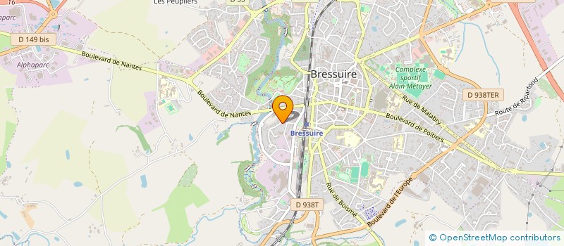 localisation de l'entreprise LA VIOLETTE  BRESSUIRE