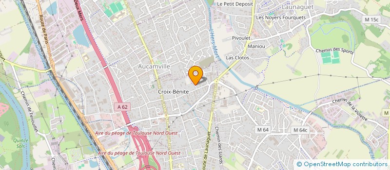 localisation de l'entreprise LA VIOLETTE JOSEPHINE  TOULOUSE