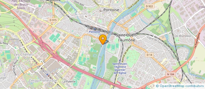 localisation de l'entreprise LA VIOSNE  PONTOISE