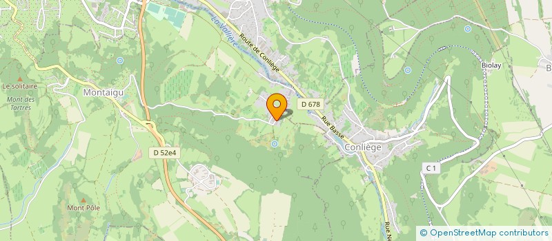 localisation de l'entreprise LA VIR VOLTE à LONS-LE-SAUNIER