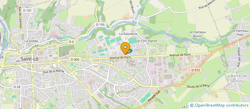 localisation de l'entreprise LA VIRE EN MUSIQUE  SAINT-LO