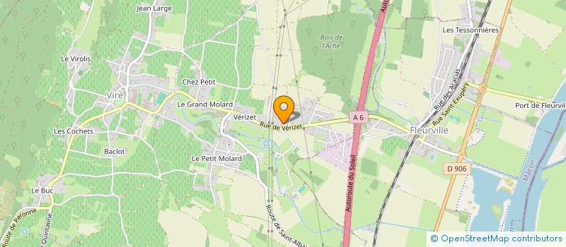 localisation de l'entreprise LA VIREE CREATIVE à VIRE