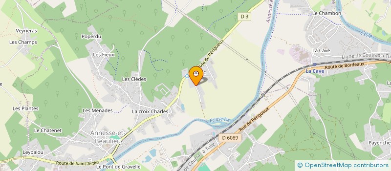 localisation de l'entreprise LA VIREE D'ANNESSE ET BEAULIEU  ANNESSE-ET-BEAULIEU