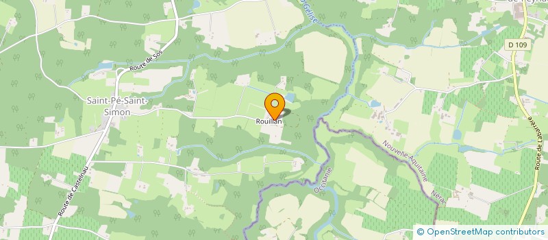 localisation de l'entreprise LA VIREVOLTE  SAINT-PE-SAINT-SIMON