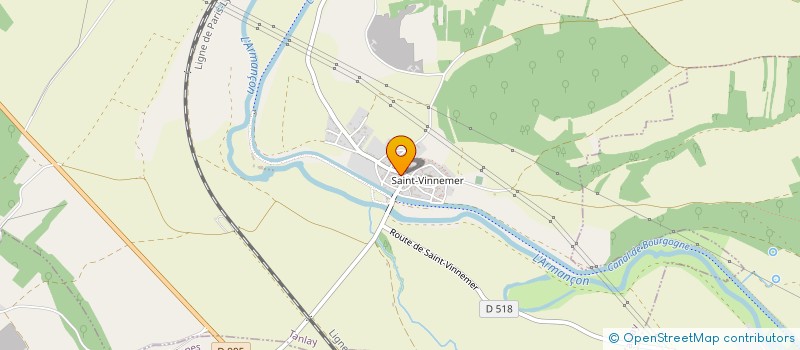 localisation de l'entreprise LA VIRGULE à TANLAY