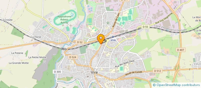 localisation de l'entreprise LA VIROISE DE COMBUSTIBLES à VIRE-NORMANDIE