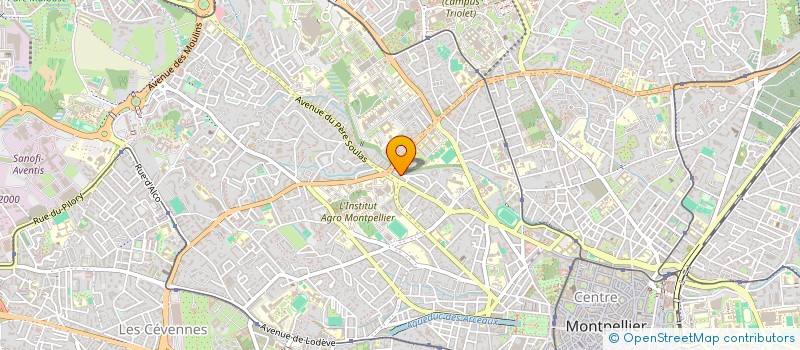 localisation de l'entreprise LA VISIONNEUSE à MONTPELLIER
