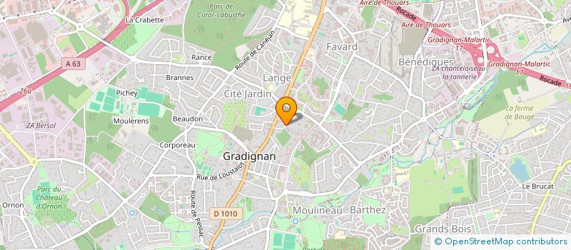 localisation de l'entreprise LA VISITATION 2  GRADIGNAN