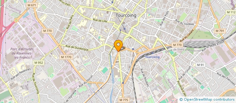 localisation de l'entreprise LA VISITATION - LA ROULANTE à TOURCOING