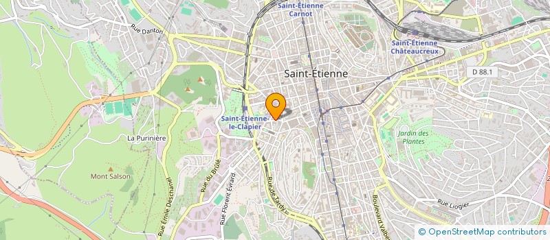 localisation de l'entreprise LA VISITE DES DETENUS DANS LES PRISONS (A.V.D.P) à SAINT-ETIENNE