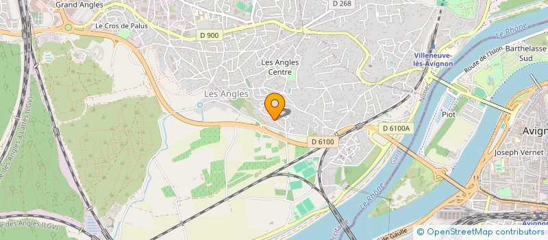 localisation de l'entreprise LA VISTA  LES ANGLES