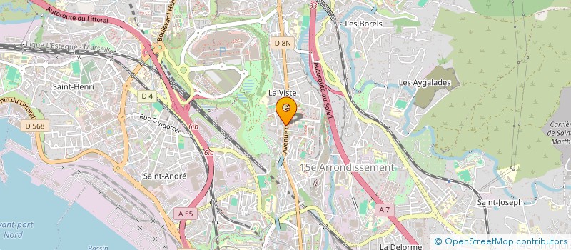 localisation de l'entreprise LA VISTE à MARSEILLE