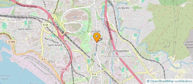 localisation de l'entreprise LA VISTE PANIFICATION à MARSEILLE