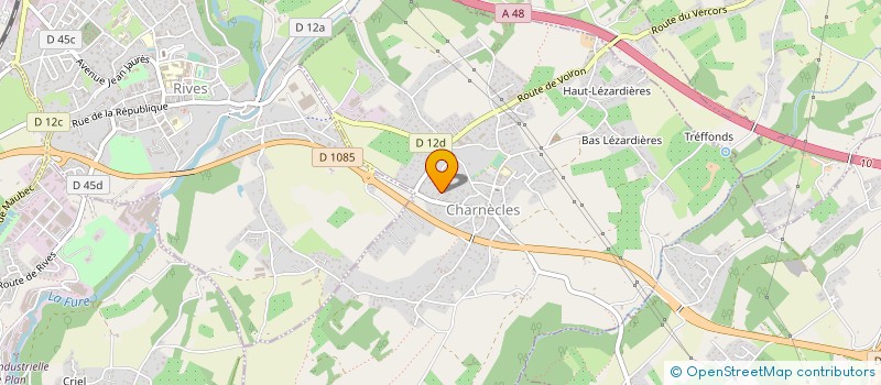 localisation de l'entreprise LA VISTULE  CHARNECLES