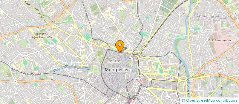 localisation de l'entreprise LA VITA E BELLA à MONTPELLIER