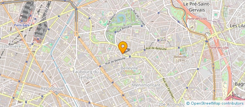 localisation de l'entreprise LA VITA E MOLTO BELLA  PARIS